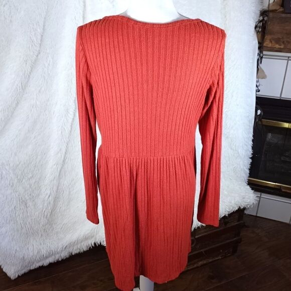 ART CLASS BURNT ORANGE GIRLS COZY HENLEY DRESS SZ.XL EUC - Picture 6 of 8